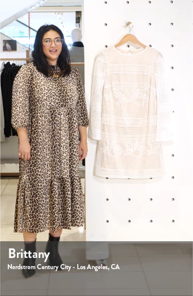 Long Sleeve Lace Cocktail Dress, sales video thumbnail