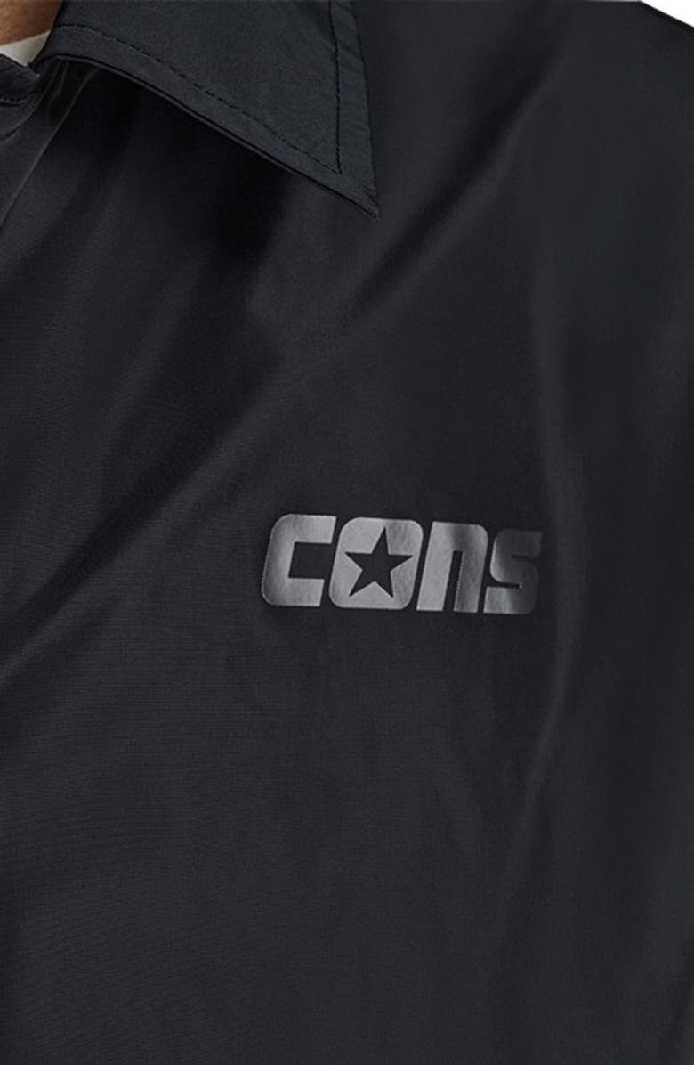 Converse CONS Andover Skate Button Up Jacket, Alternate, color, Converse Black