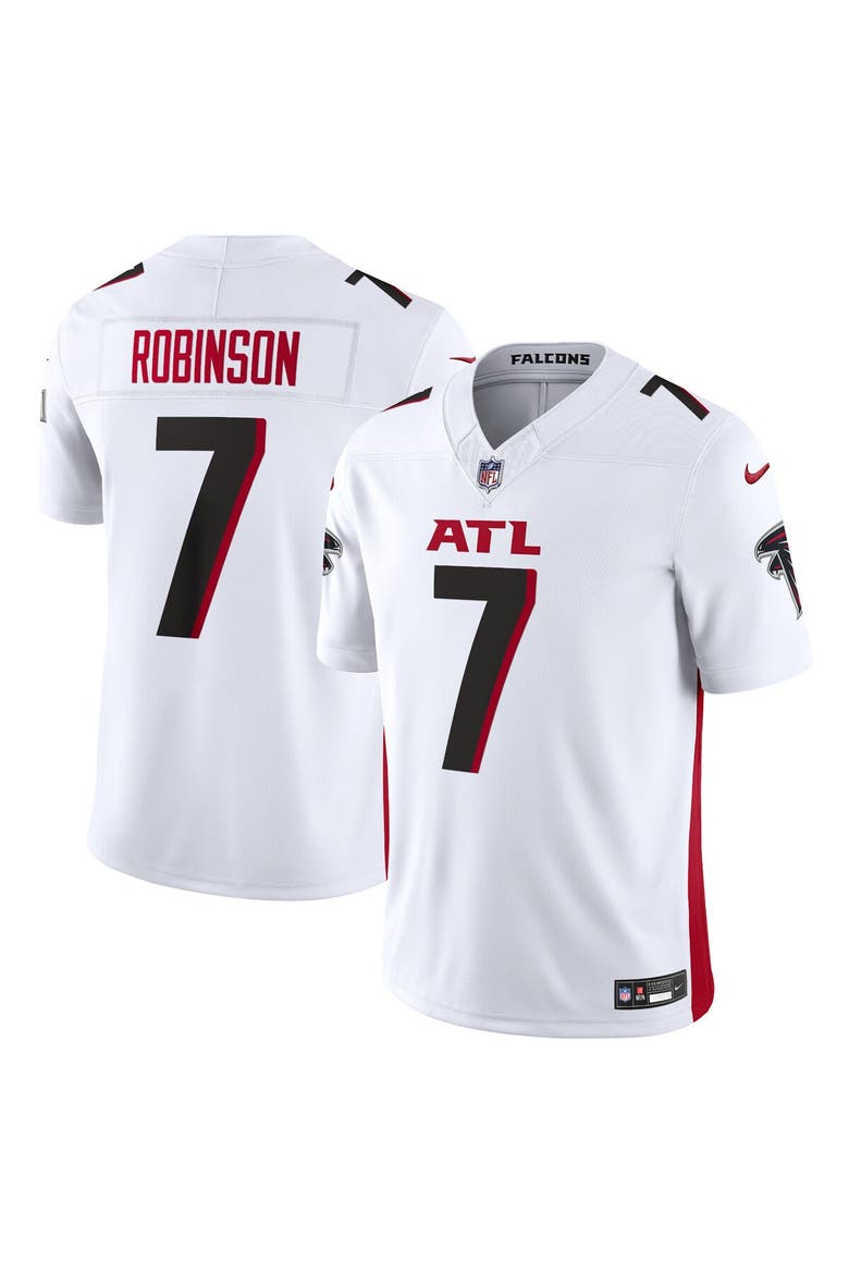 Men's Nike Bijan Robinson White Atlanta Falcons  Vapor F.U.S.E. Limited Jersey, Alternate, color, White