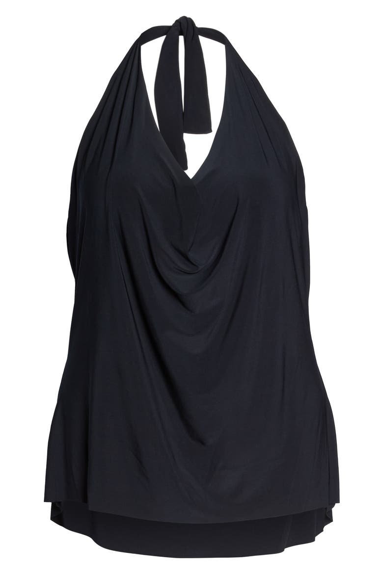 Sophie Underwire Tankini Top, Alternate, color, BLACK