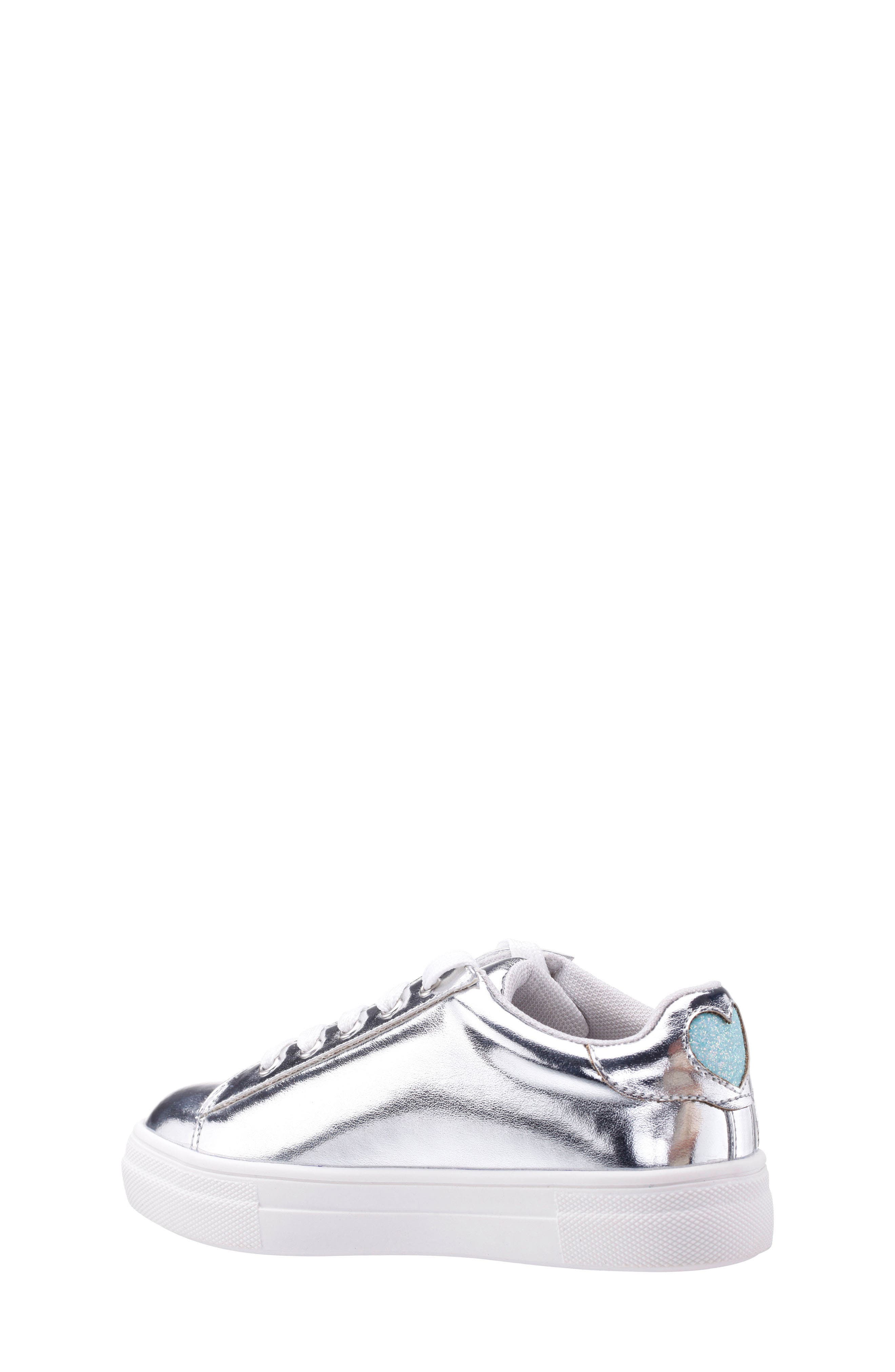 Nina Kids' Esti Sneaker, Alternate, color, Silver Metallic