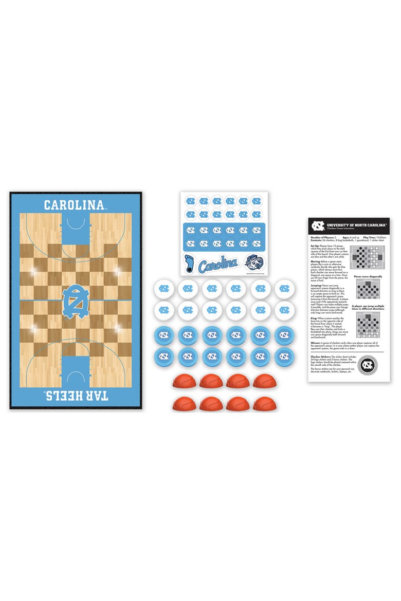 UNC Tar Heels Checkers Board Game, Alternate, color, Multicolor