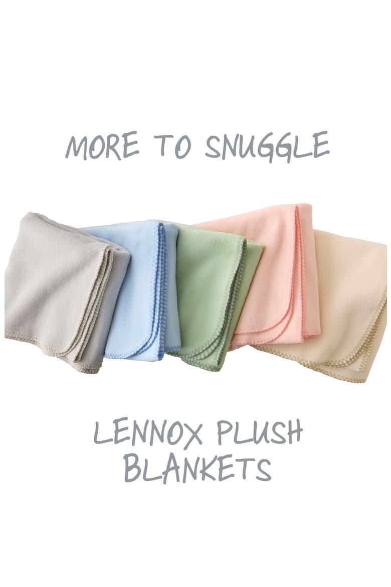 Lennox Ultra Luxe Plush Baby Blanket, Alternate, color, SAGE