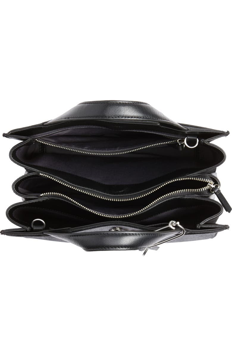 Treasure & Bond Tyler Metallic Leather Satchel, Alternate, color,