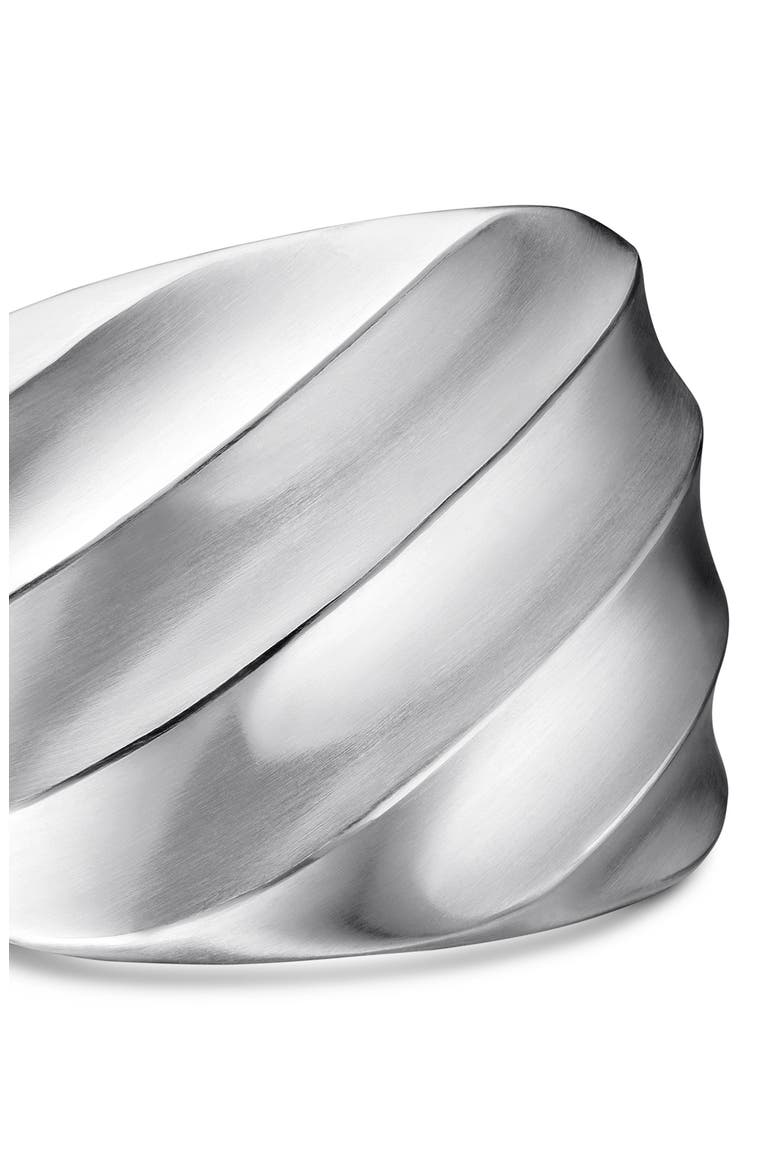 Cable Edge Saddle Ring, Alternate, color, STERLING SILVER