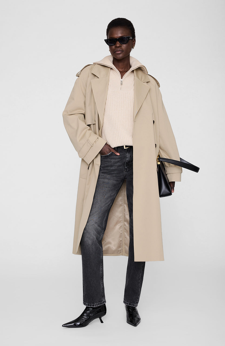 ANINE BING Sammy Sweater, Alternate, color, Beige