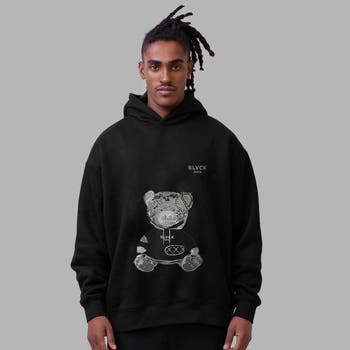 コラボ♪ ★ BLVCK PARIS ★Blvck x Memeland Coins Hoodie front2_a997023e-c806-45a6-bcf4