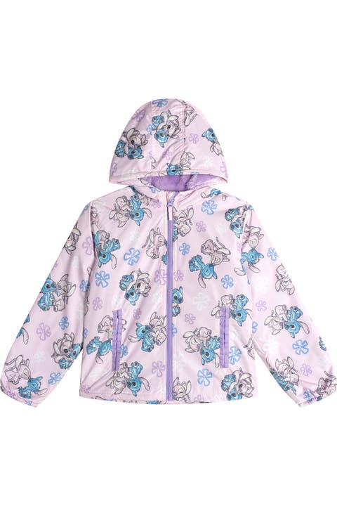 Lilo & Stitch Hooded Zip-Up Rain Jacket
