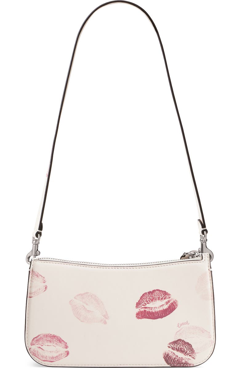 COACH Lipstick Pattern Convertible Leather Clutch, Alternate, color,