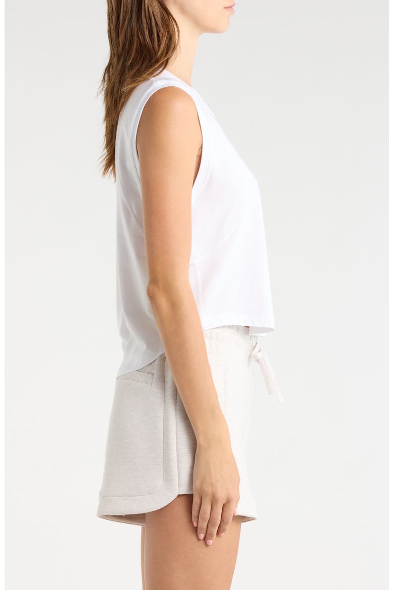 Pima Cotton Crop Tank, Alternate, color, BRILLIANT WHITE