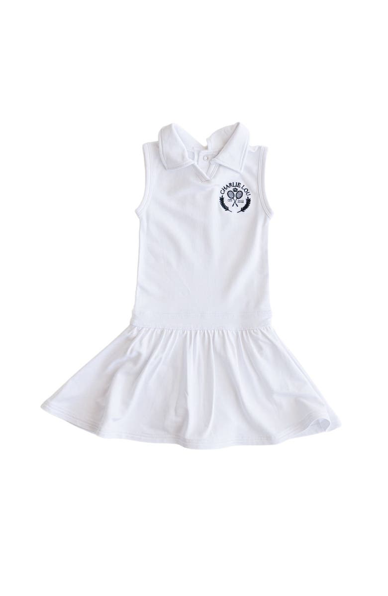 Charlie Lou Baby<sup>®</sup> Baby Girl's Tennis Dress, Main, color, White