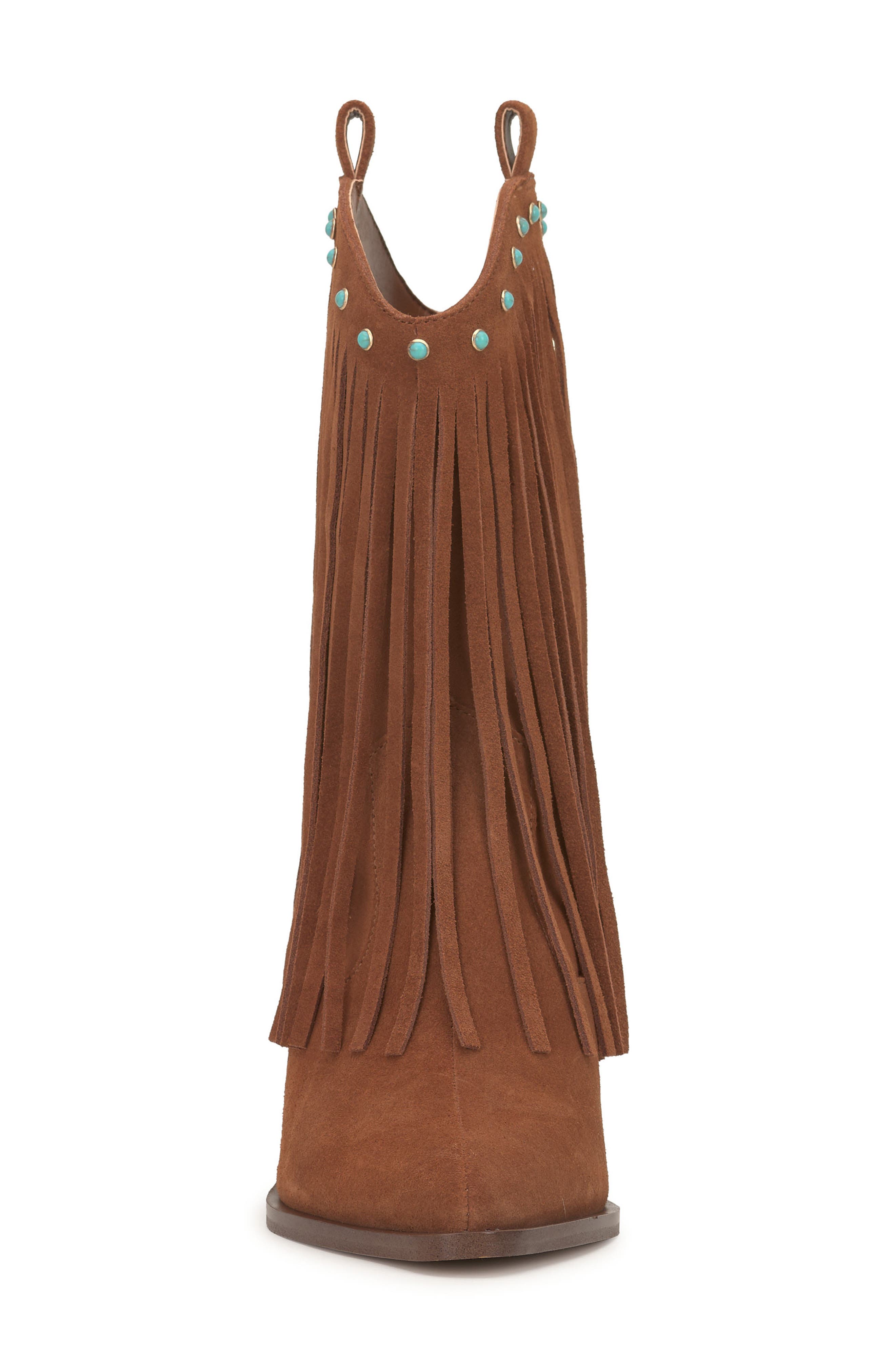 Jessica Simpson Paredisa Fringe Western Boot, Alternate, color, 