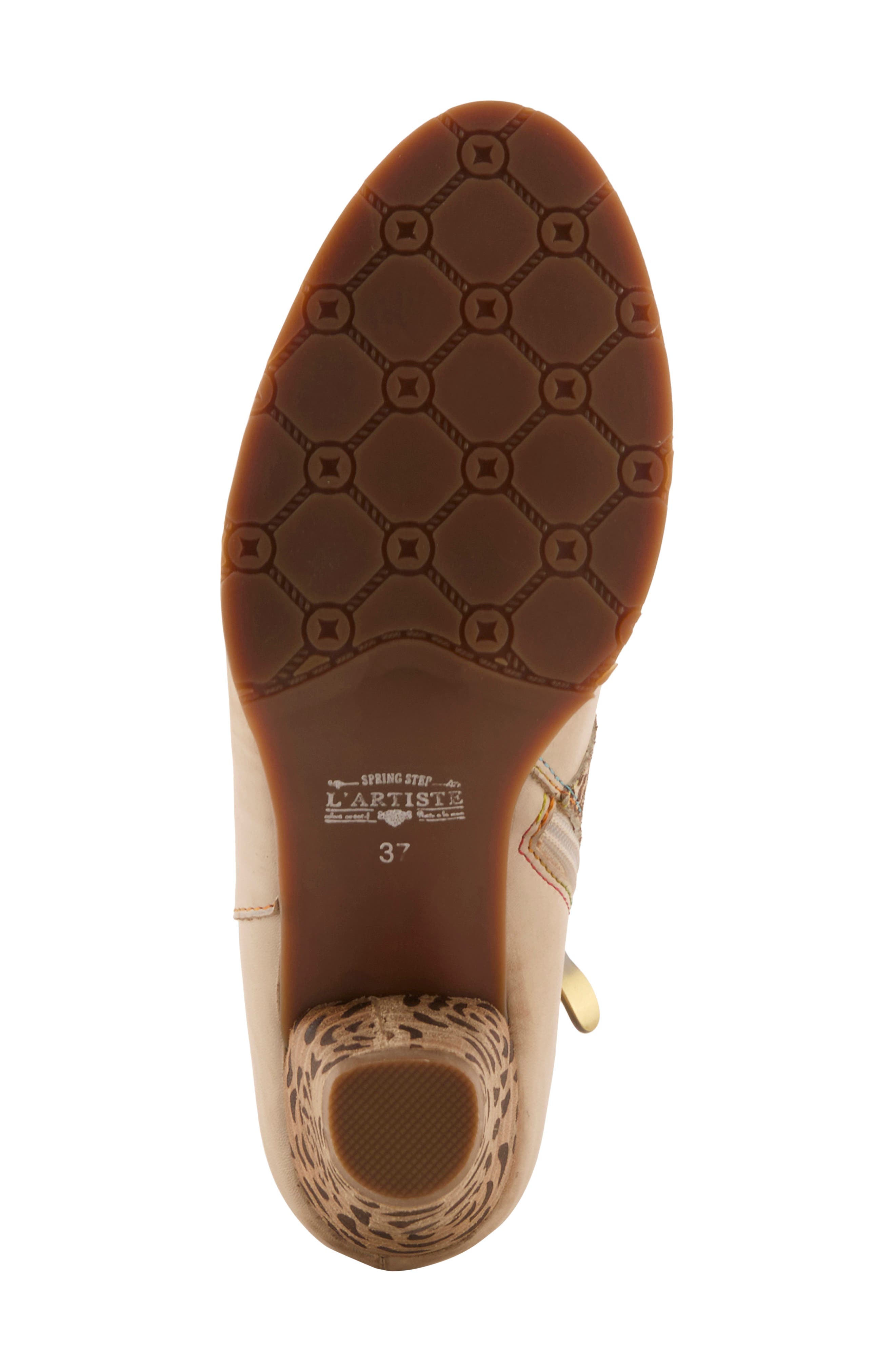 Here Kitty Bootie, Alternate, color, BEIGE MULTI