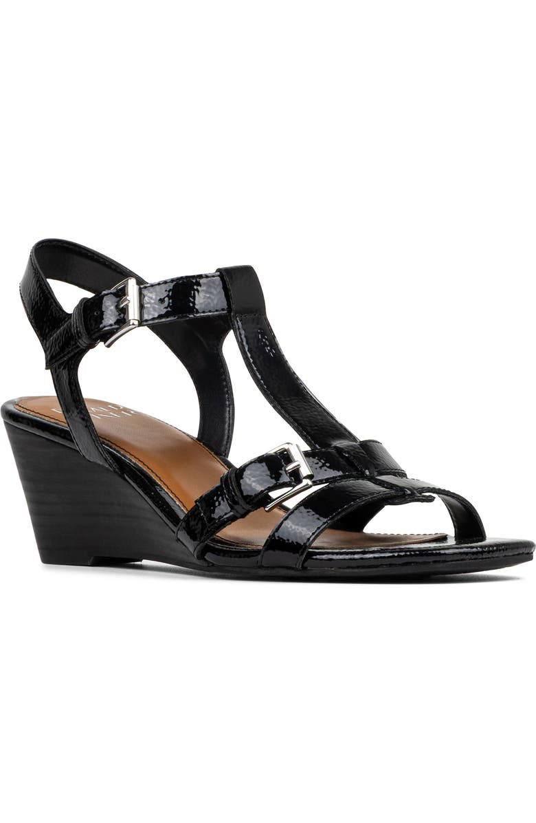 Donald Pliner Crisscross Slide Sandal, Main, color, Black