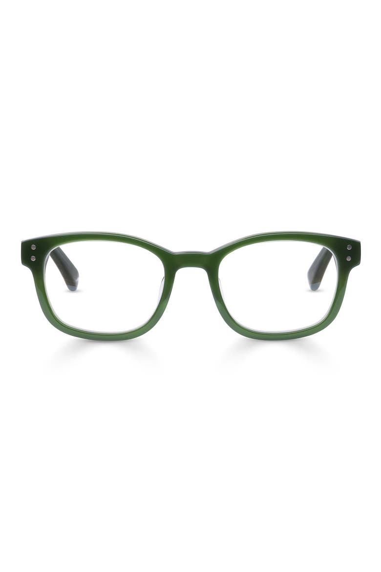 Biff 52mm Square Reading Glasses, Alternate, color, OLIVE GREEN / POLARIZED GREY