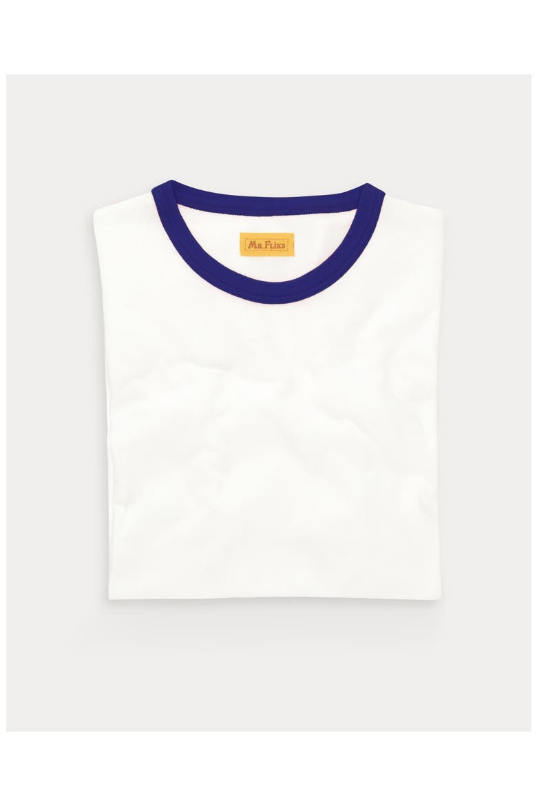 Boyd Cotton Crew Neck T-shirt, Alternate, color, Blue / White