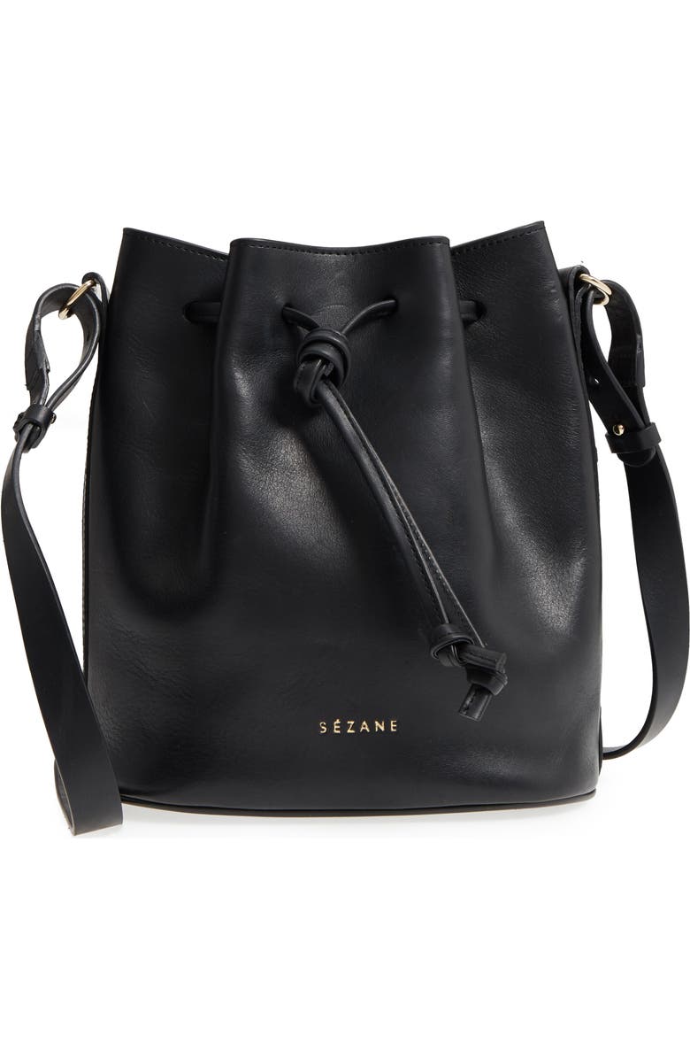 Sézane Farrow Bucket Bag, Main, color,