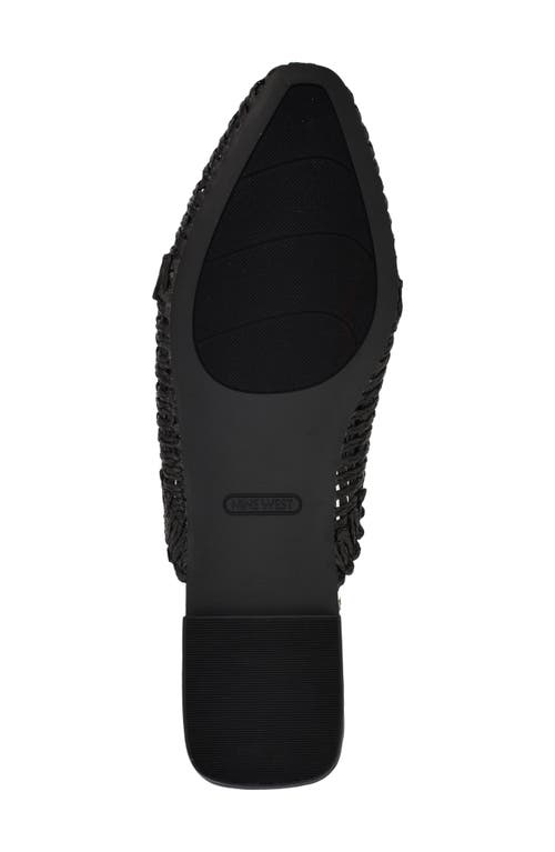 Nine West Cleigha Mules In Black