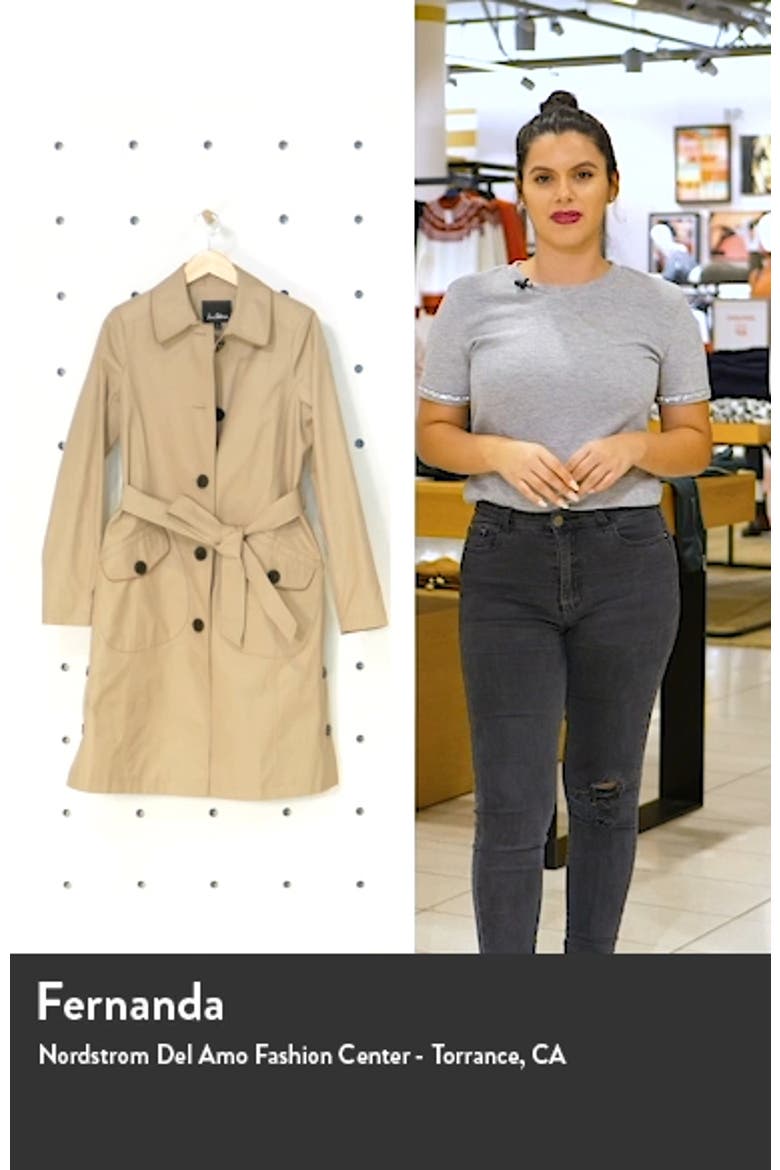Water Repellent Trench Coat video