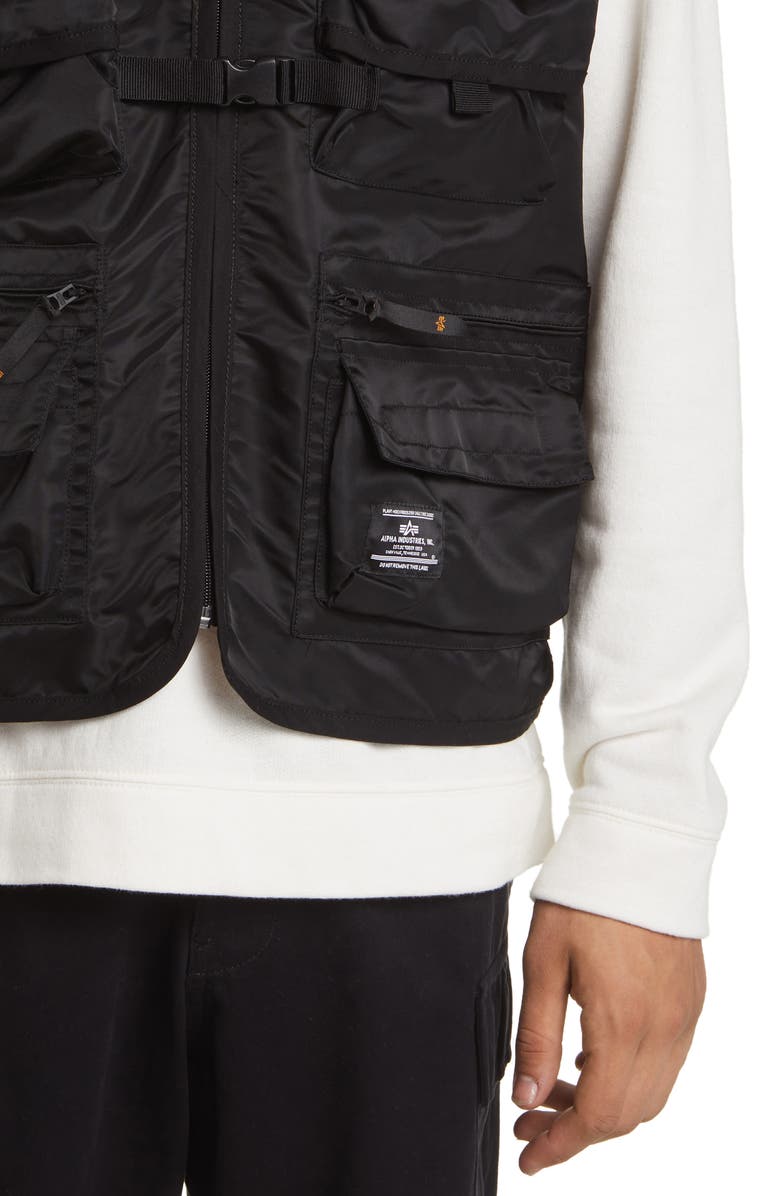 Alpha Industries Nylon Utility Vest, Alternate, color, 