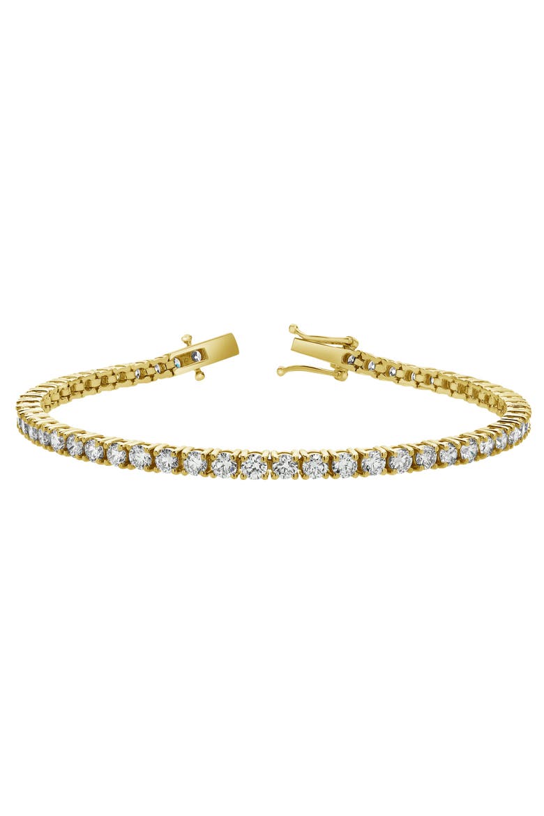 LMJ 10K Yellow Gold Unisex Diamond Tennis Bracelets - 8.4 Carats, Main, color, 10K Yellow Gold
