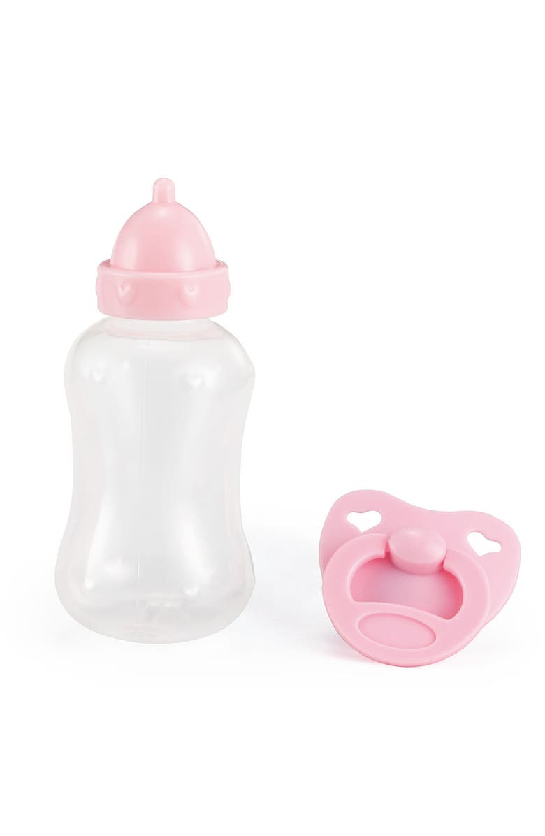 Bayer Design Bayer First Words Baby Doll with Sounds and Accessories, 15 Inch Soft-Body, Realistic Baby Sounds, Includes Pacifier and Bottle, in Soft Pink, Alternate, color, Multicolored