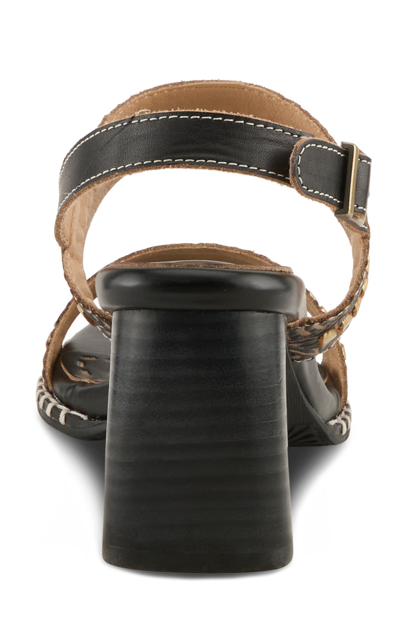 L'Artiste by Spring Step Starstud Slingback Sandal, Alternate, color, Black Multi