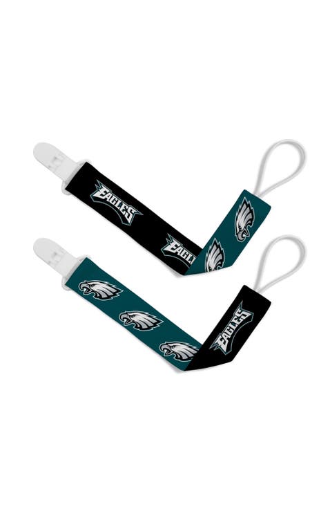 Philadelphia Eagles Pacifier Clip 2-Pack