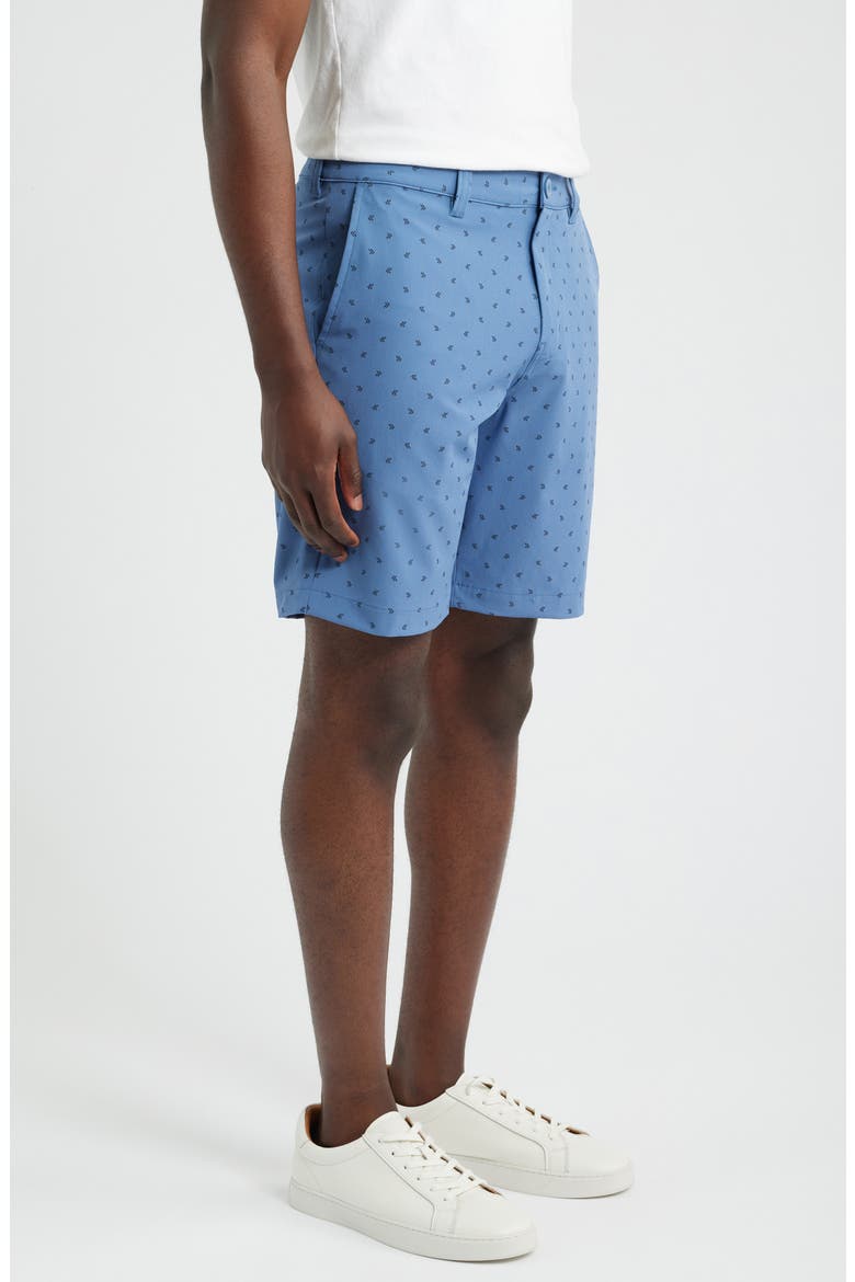 Beck Print Performance Shorts, Alternate, color, BLUE HORIZON GEO