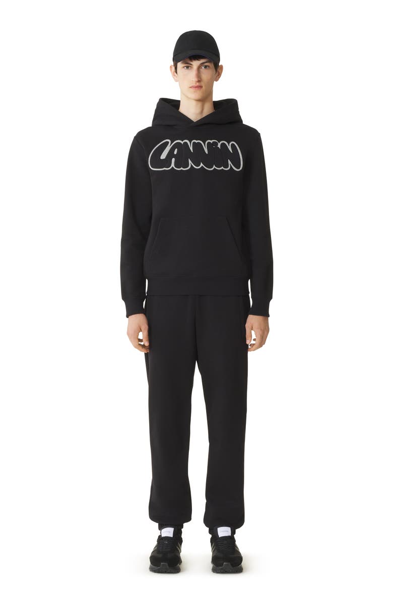 Lanvin Black Modern Curb Jogging Pants, Main, color, Black