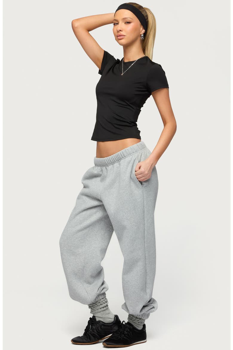 Clark Oversize Sweatpants, Alternate, color, GRAY-MELANGE