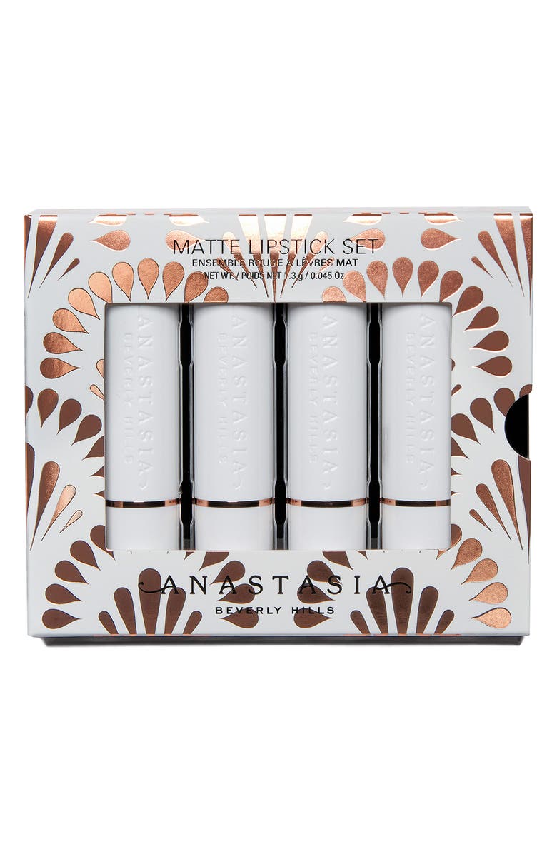 Anastasia Beverly Hills Mini Matte Lipstick Set, Alternate, color, 