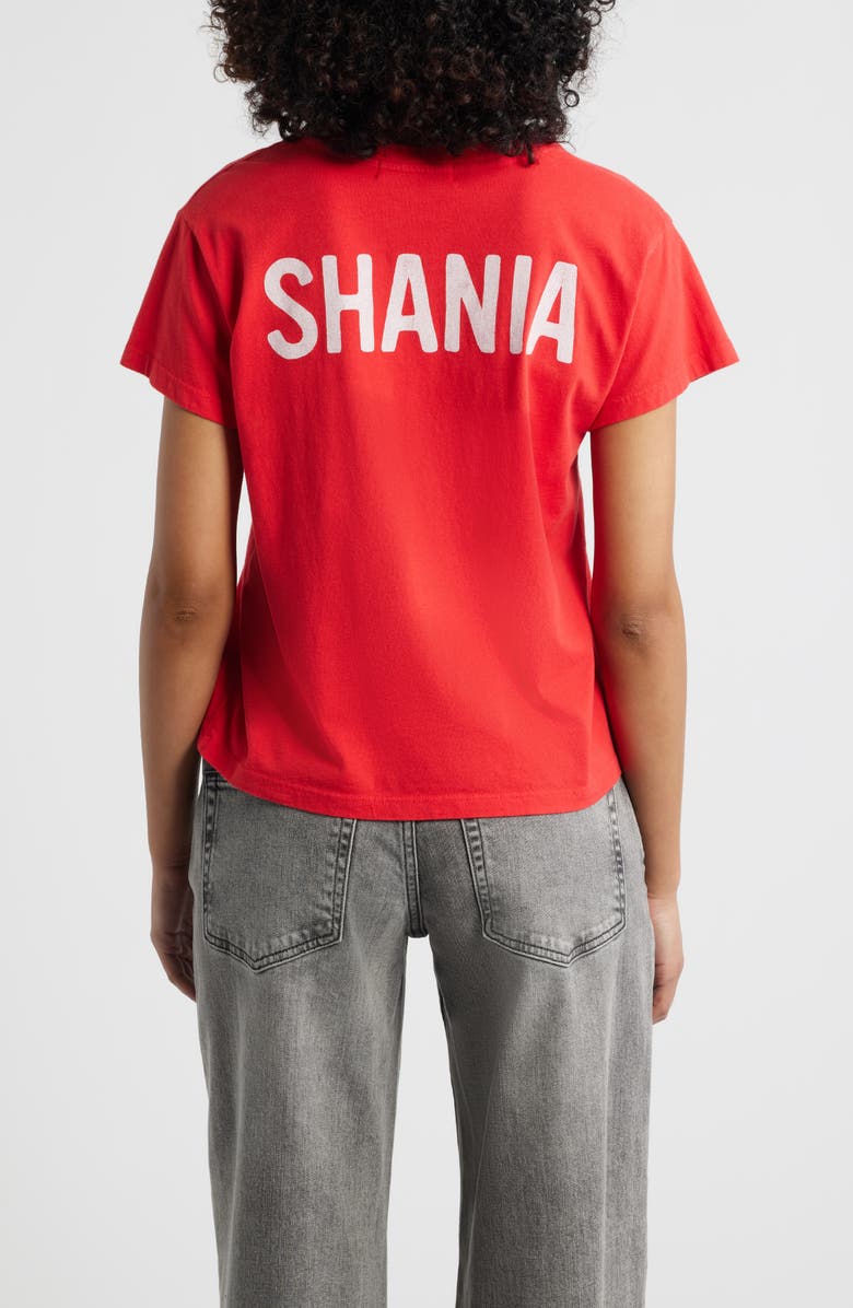 Daydreamer Shania Twain Let's Go Girls Cotton Graphic T-Shirt, Alternate, color, Ruby Red