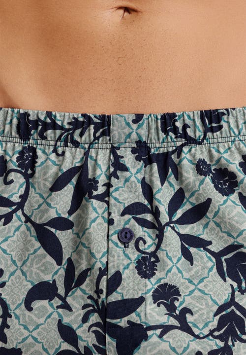 Hanro Cotton Sporty Cotton Boxer In Moonshine Tiles
