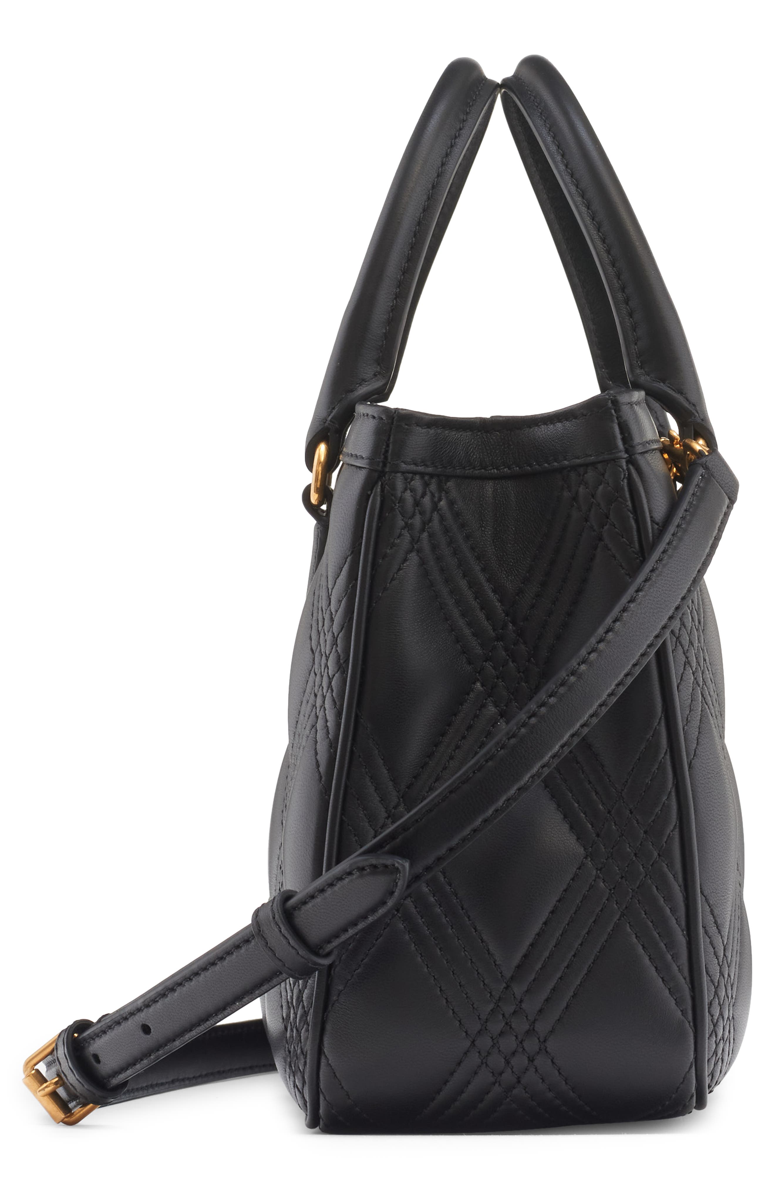 Valentino Garavani Quiltie 67 Leather Satchel, Alternate, color, 