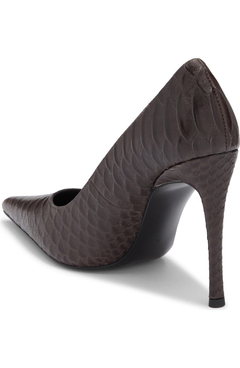 Jeffrey Campbell Good Luck Pump, Alternate, color, Grey Snake