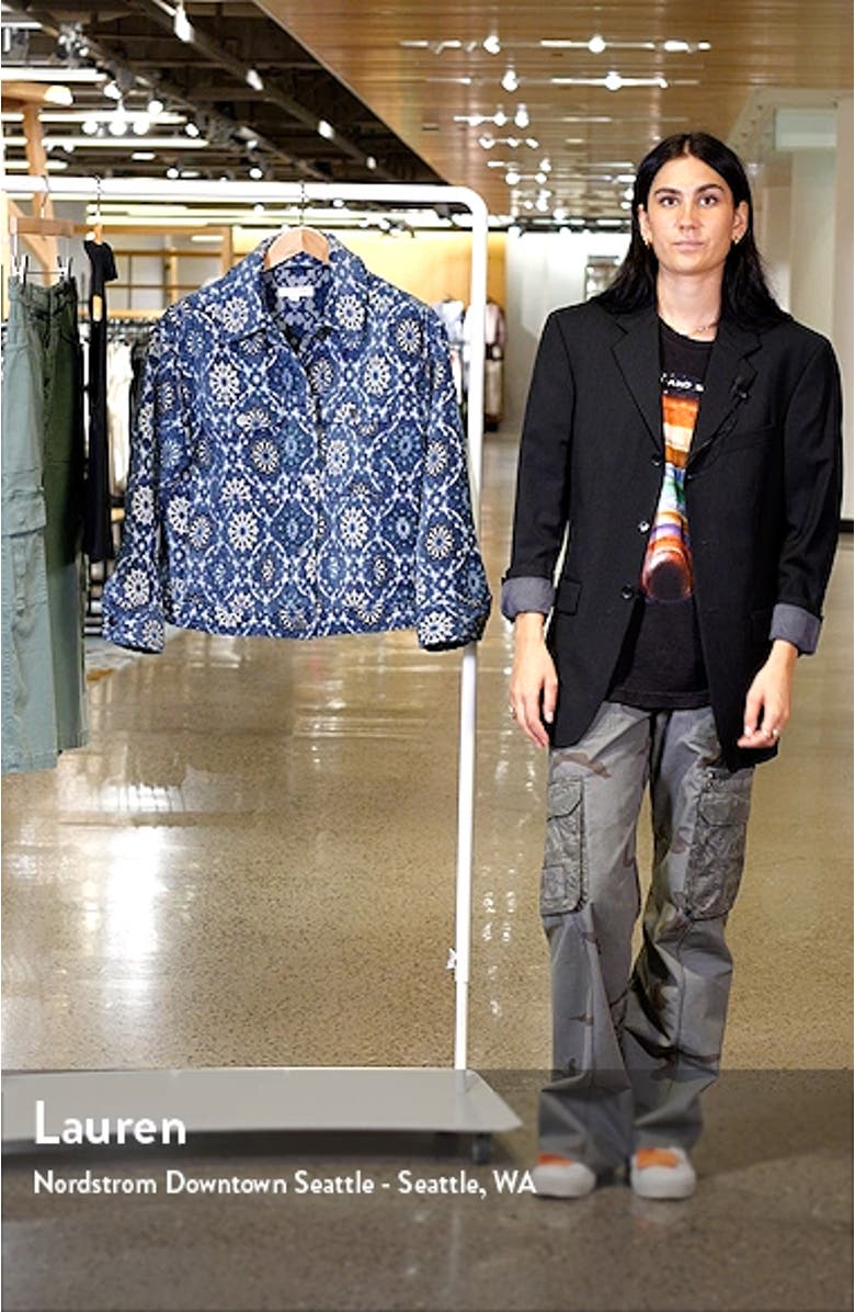 Tapestry Jacquard Trucker Jacket, sales video thumbnail