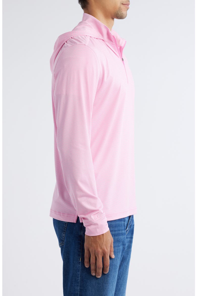 Hybrid Performance Quarter Zip Hoodie, Alternate, color, CABO