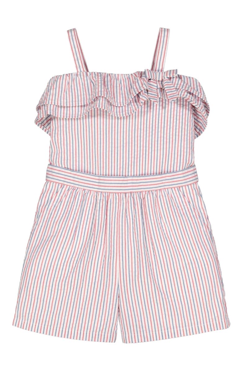 Hope & Henry Girls' Ruffle Edge Romper, Toddler, Main, color, 