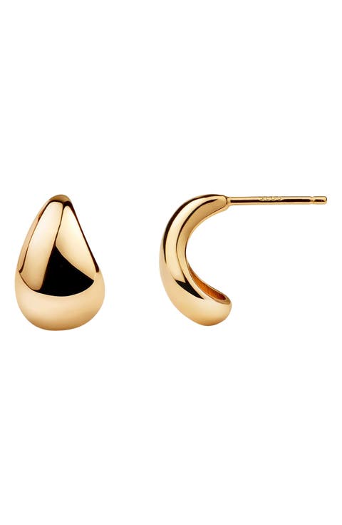 Gloss Drop Stud Earrings