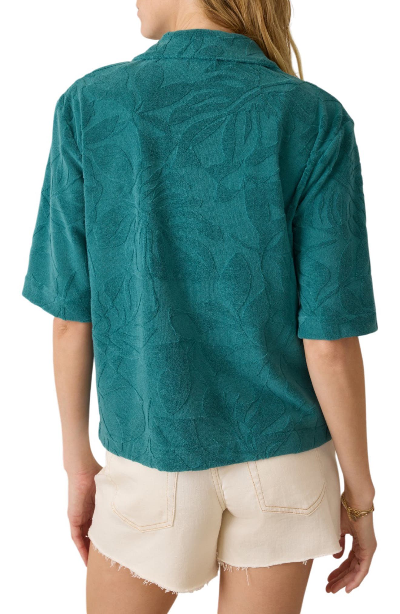Cabana Towel Terry Camp Shirt - image 4