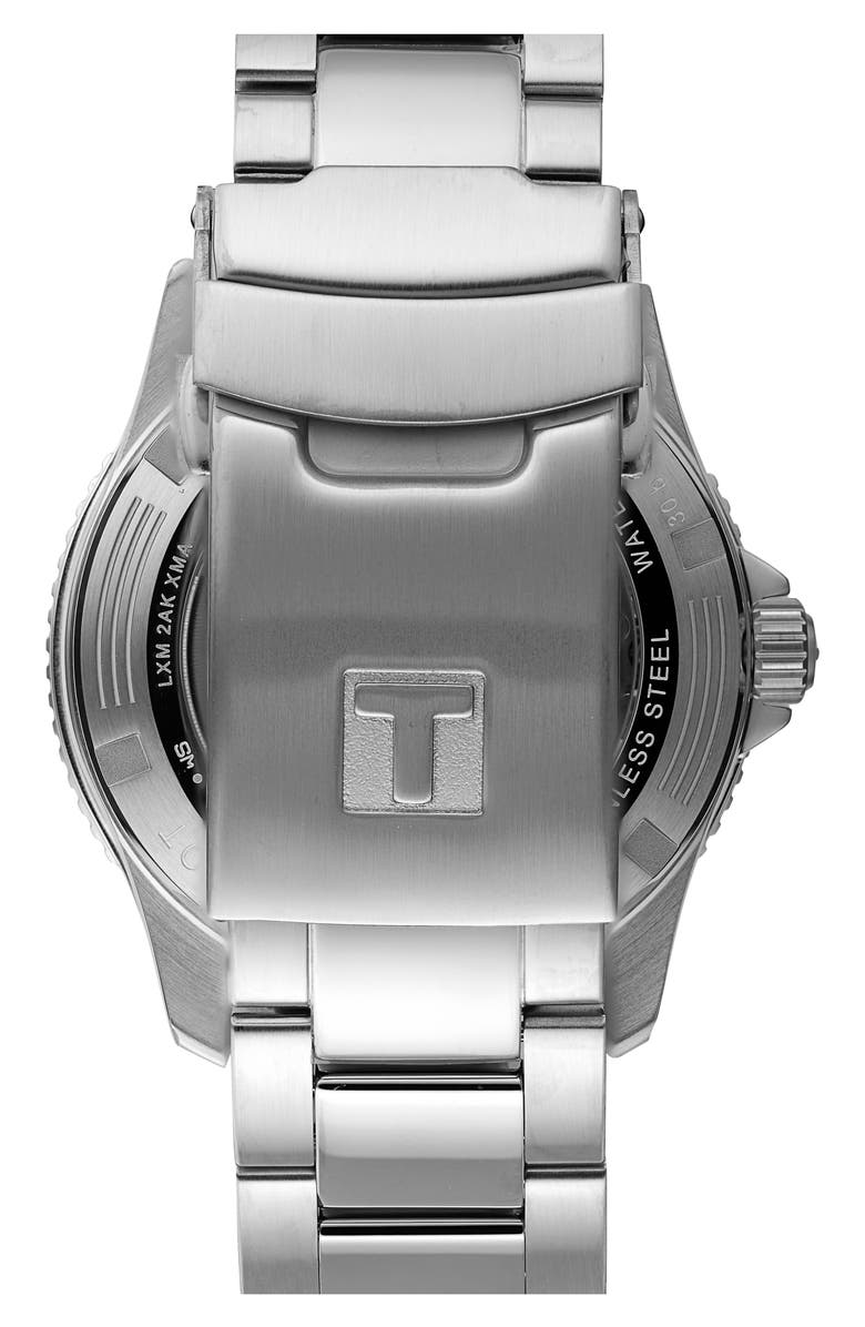 Tissot Tisso Seastar 1000 Powermatic 80 Bracelet Watch, 40mm, Alternate, color, Turquoise/Silver