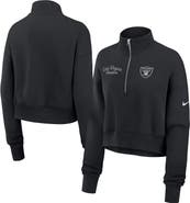 Nike Women's Nike Black Las Vegas Raiders Primetime Phoenix Half-Zip Sweatshirt