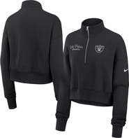 Nike Women's Nike Black Las Vegas Raiders Primetime Phoenix Half-Zip Sweatshirt