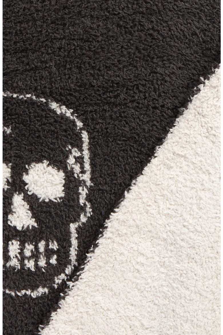 CozyChic™ Skull Throw Blanket, Alternate, color, CARBON/ ALMOND