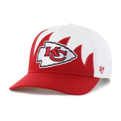 Men's '47 White Kansas City Chiefs Jagged Hitch Adjustable Hat
