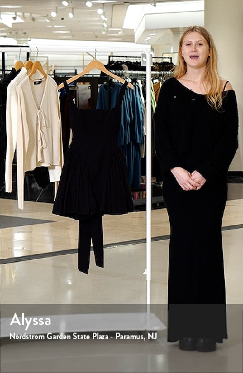 Florianne Low Back Minidress, sales video thumbnail