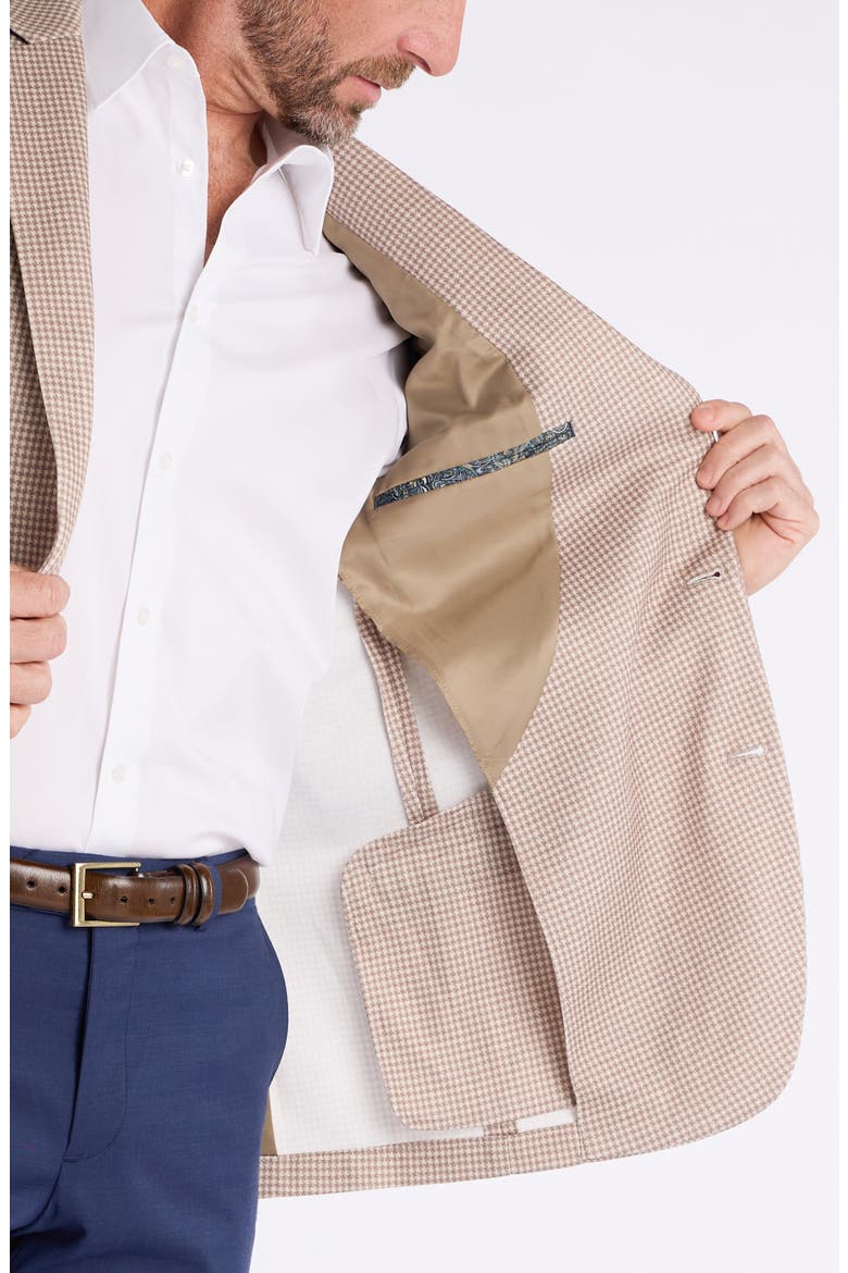 Houndstooth Sport Coat, Alternate, color, TAN