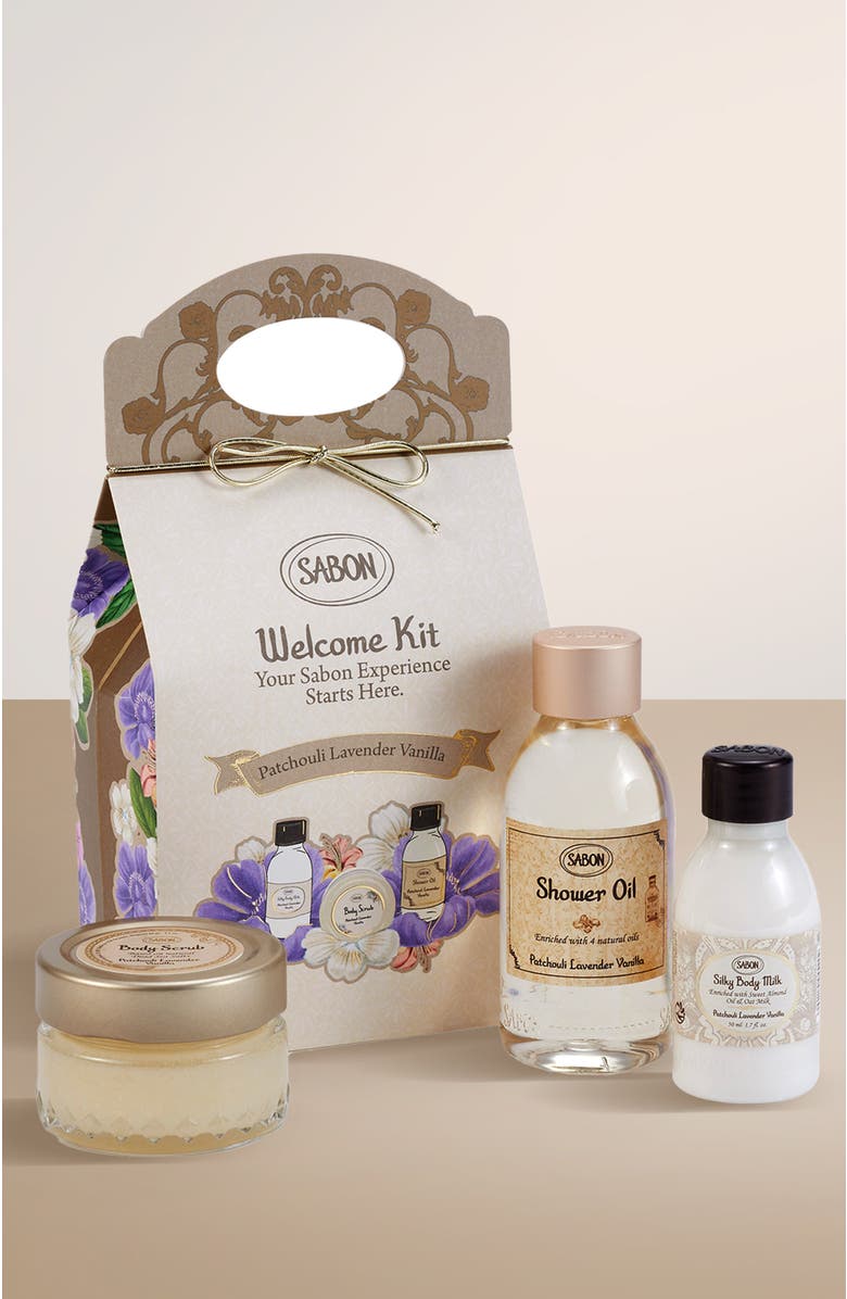 SABON Body Welcome Kit, Alternate, color, Patchouli Lavender Vanilla