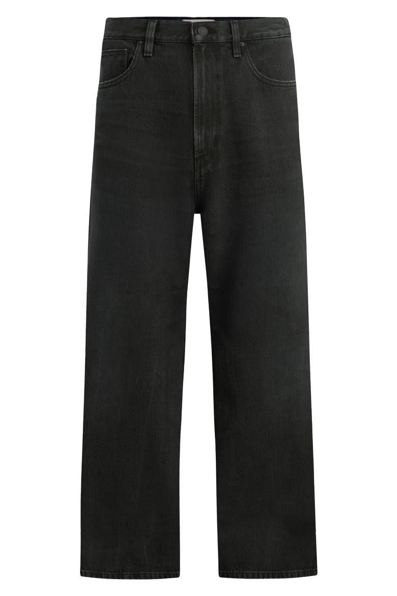 Luca Wide Leg Cotton Jeans, Main, color, BATTERY